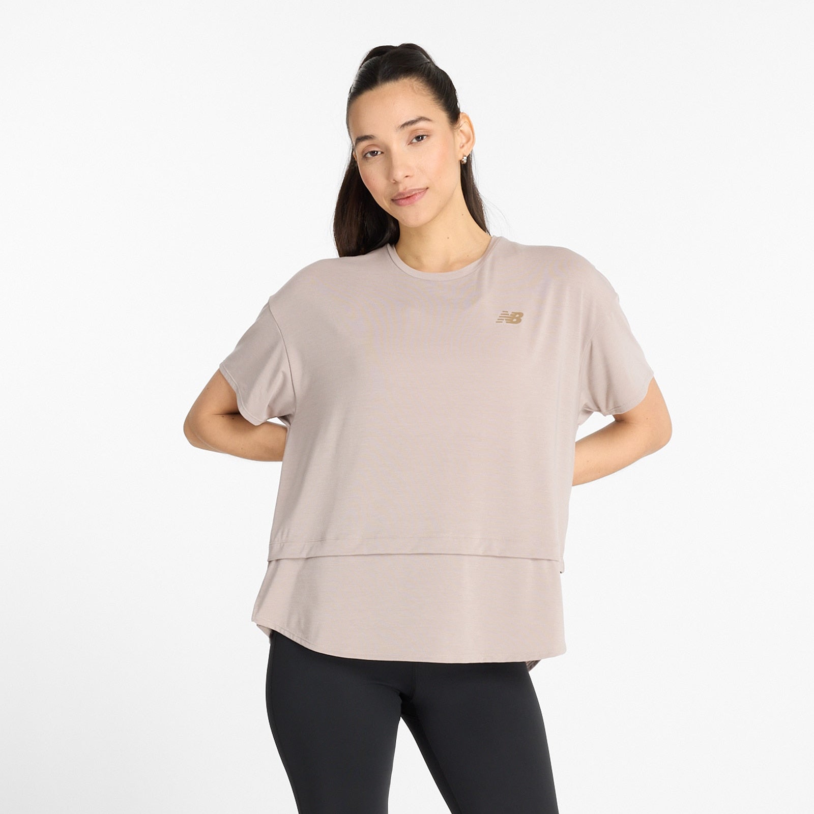 Seasonal Drapy Oversized Short Sleeve T-Shirt