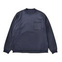 TDS Garment Dye Heavy Weight Dry Mock Neck Long Sleeve T-shirt
