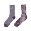 Tie-dye mid-cuff 2P socks