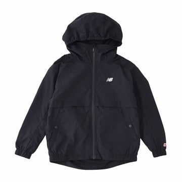 Windbreaker with brushed tricot lining