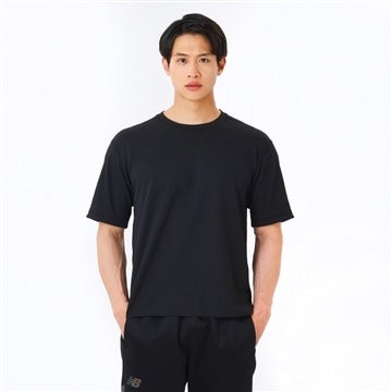 Black Out Collection 폴리 와플 쇼트 슬리브 셔츠
