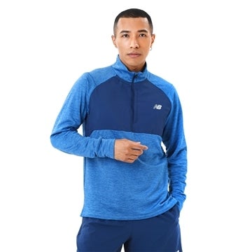 Heat Grid quarter zip top