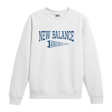 Pennant crew neck sweatshirt