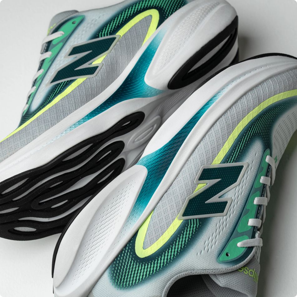 弾むような履き心地