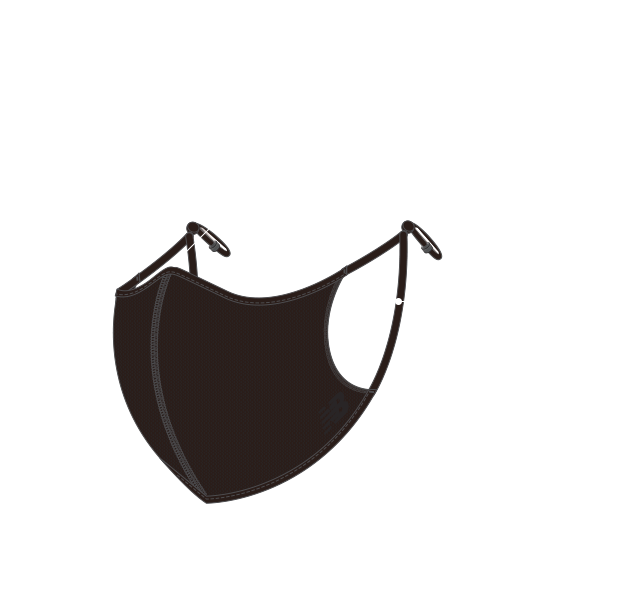 Everyday performance mask. 立体的なフィット感を実現する最適なノーズブリッジデザイン. 調整可能なイヤーストラップが安定したフィット感を提供. 選べる2サイズ S/M, L/XL
