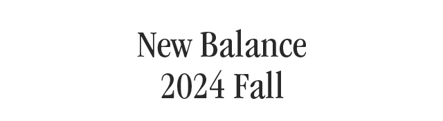 New Balance 2024 Fall