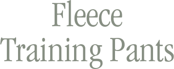 Fleece Training Pants