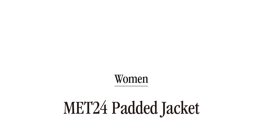 Women | MET24 Padded Jacket