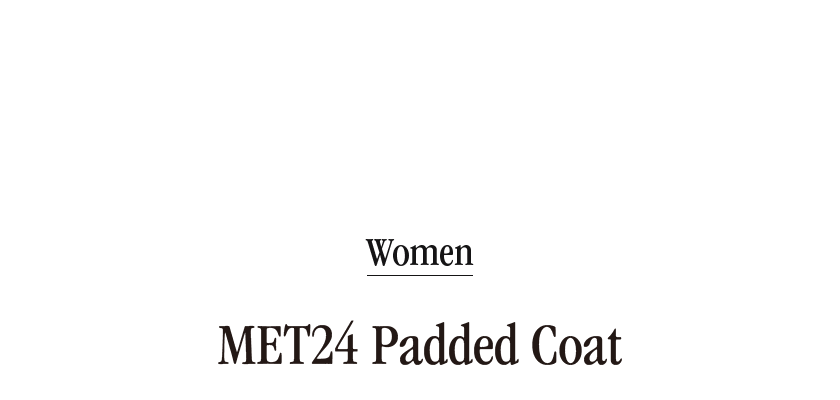 Women | MET24 Padded Coat