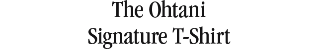 Shohei Ohtani Signature Logo Tee