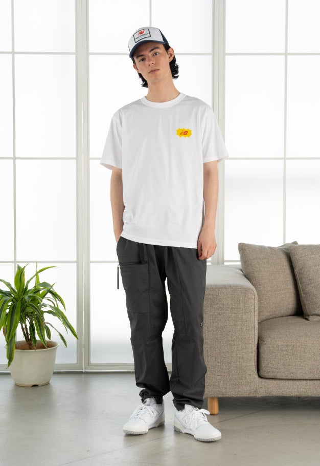T-shirt collection MEN, White look3摜