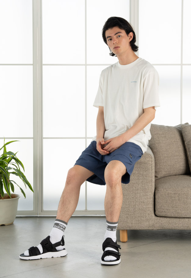 T-shirt collection MEN, White look4摜