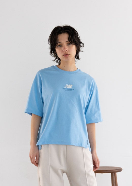 T-shirt collection WOMEN, Blue look2摜