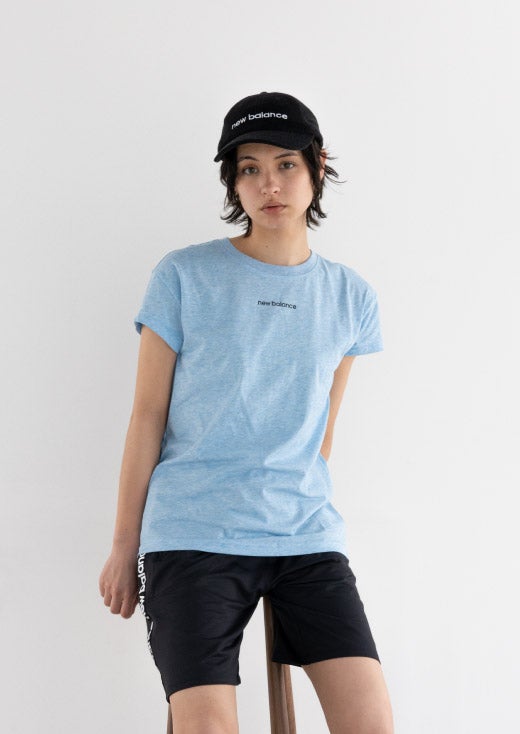 T-shirt collection WOMEN, Blue look4摜