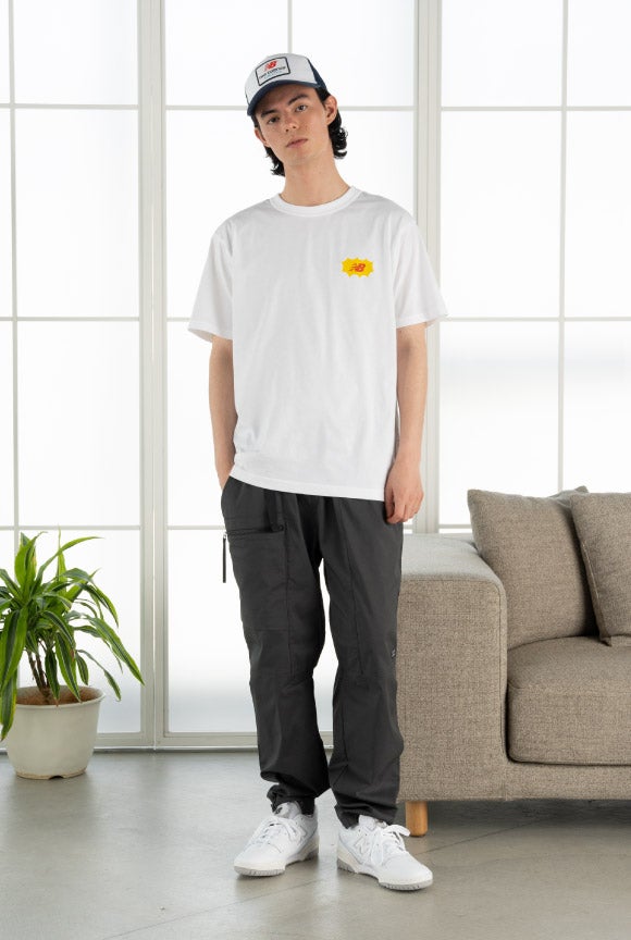 T-shirt collection MEN, White look3摜