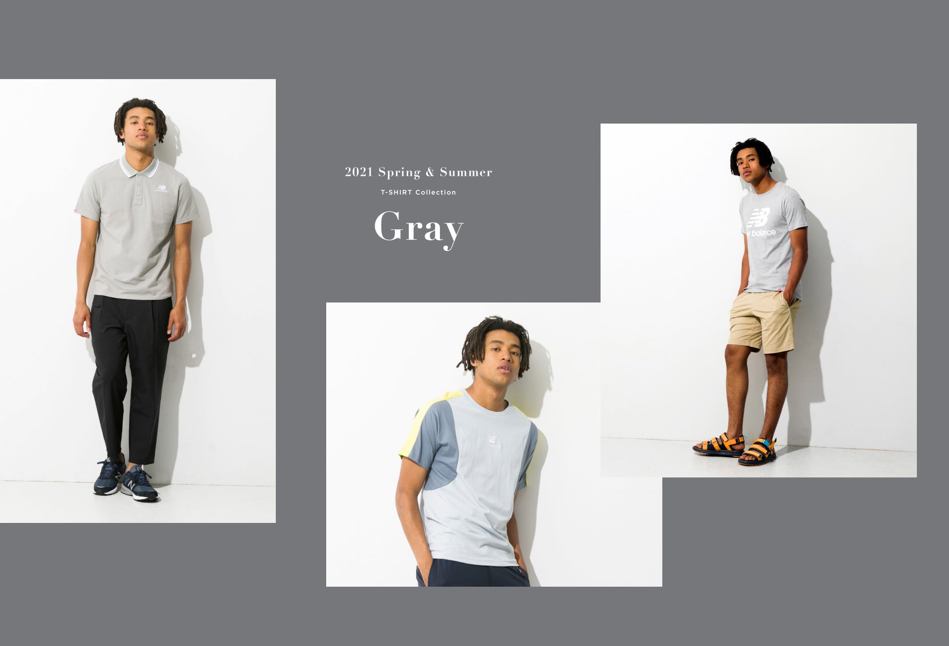 2021 Spring & Summer T-SHIRT Collection Gray