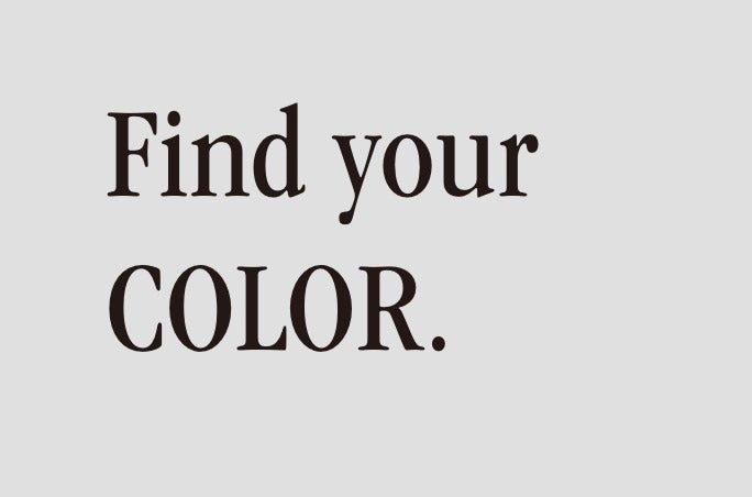 Find your COLOR.