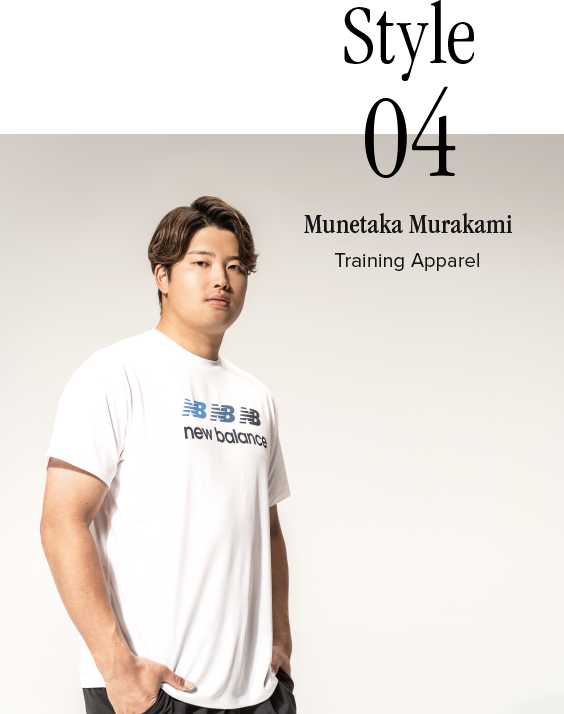 style04 Munetaka Murakami Training Apparel