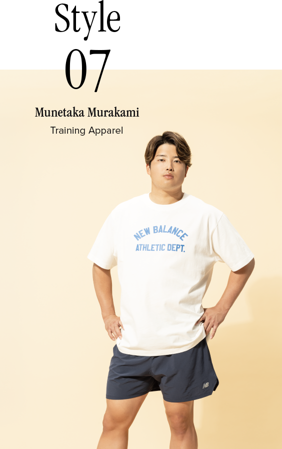 style07 Munetaka Murakami Training Apparel