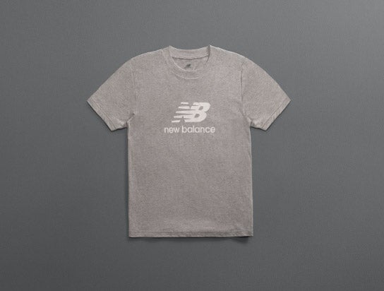 New Balance Stacked Logo 短袖 T 恤