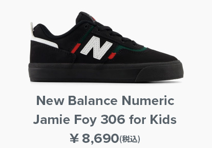 New Balance Numeric Jamie Foy 306 for Kids ￥8,690(税込)