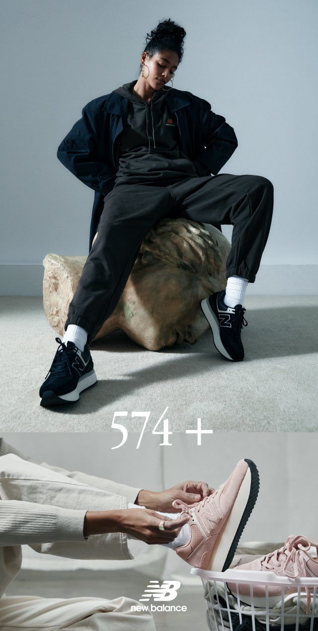 【新品】New Balance 574＋ 厚底スニーカー  WL574Z