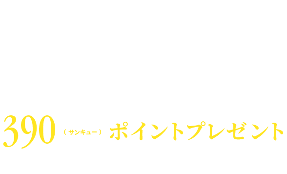 期間中のレビュー投稿でmyNBポイント390(サンキュー)ポイントプレゼント